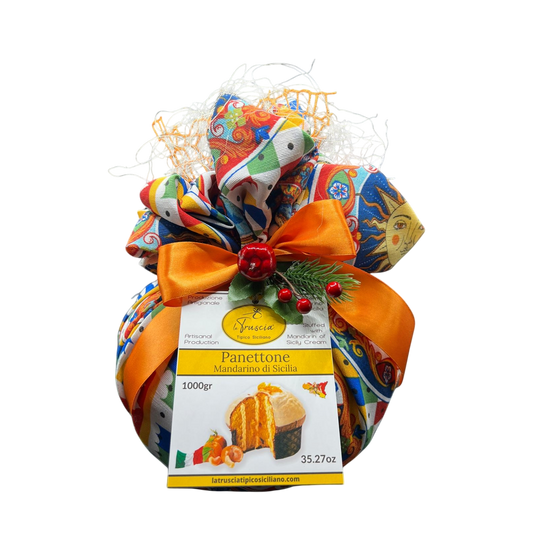 Panettone Artigianale Farcito con Crema di Mandarino Di Sicilia – dettaglio 2