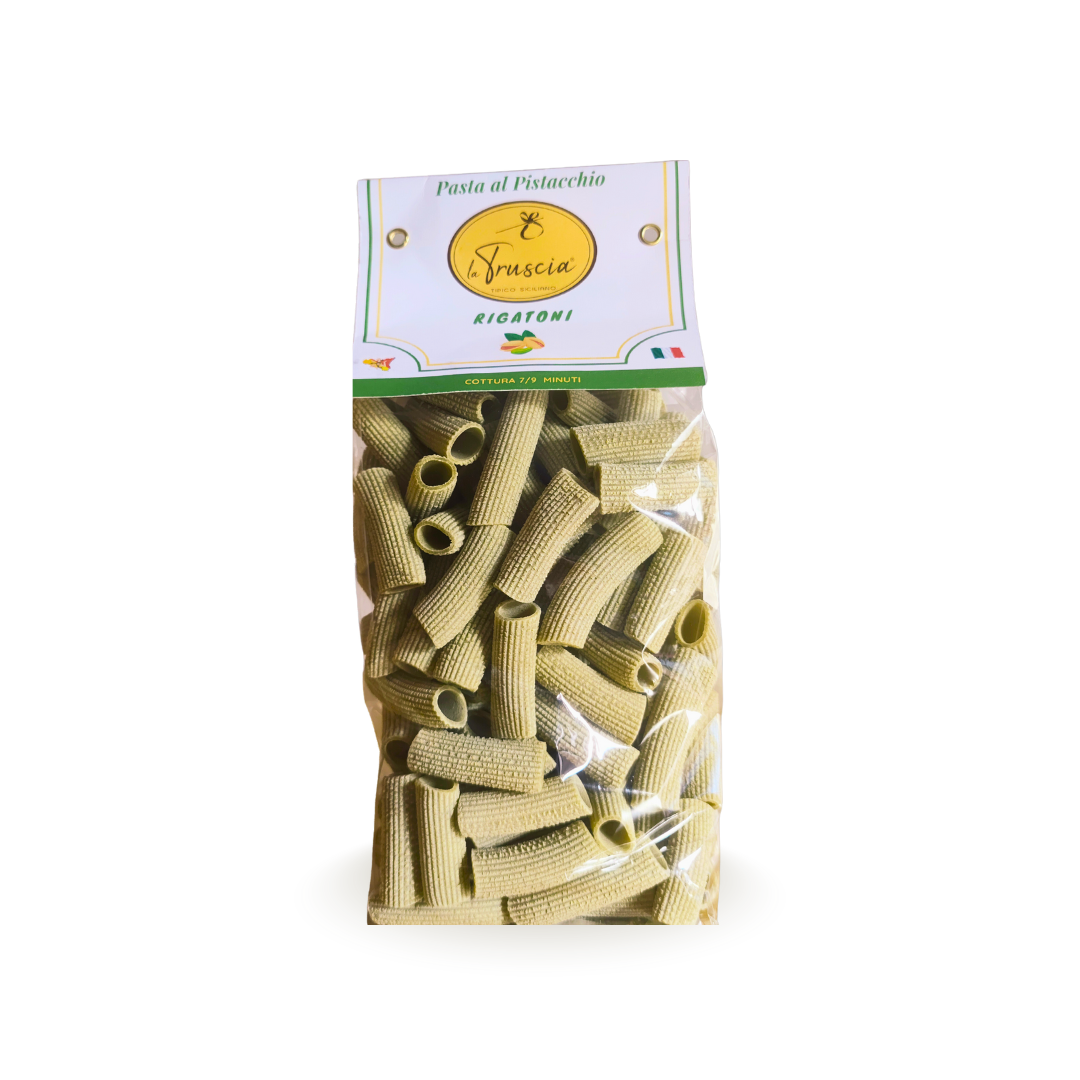 Pasta di Semola di Grano Duro al Pistacchio - Rigatoni