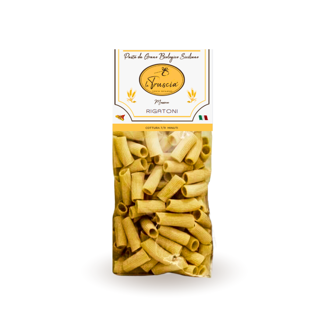 Pasta di Semola di Grano Duro Biologico Siciliano - Rigatoni