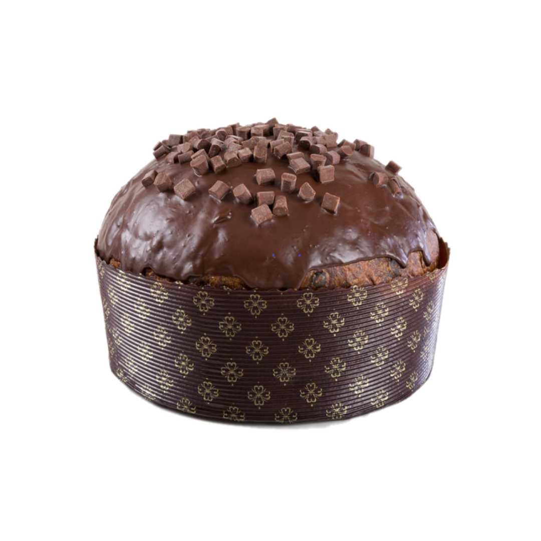Panettone Artigianale Farcito con Crema di Cioccolato Siciliano