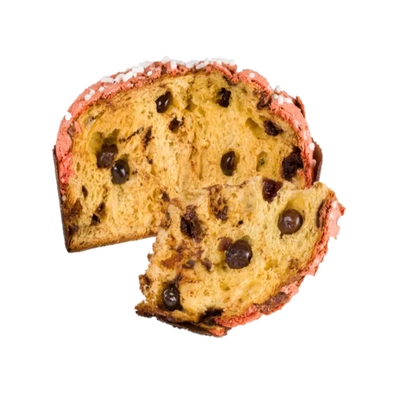 Panettone Artigianale Amarena e Cubi  di Cioccolato Glassato