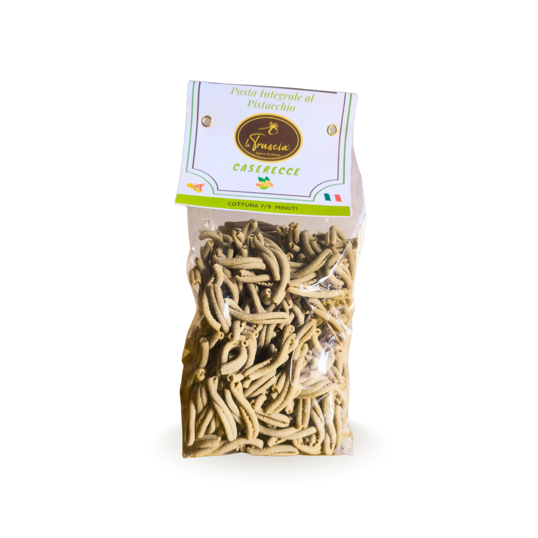 Pasta di Semola di Grano Duro Integrale al Pistacchio - Caserecce