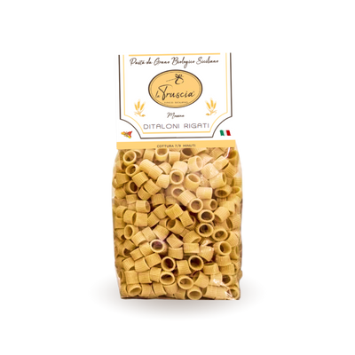 Sicilian Organic Durum Wheat Semolina Pasta - Ditaloni Rigati