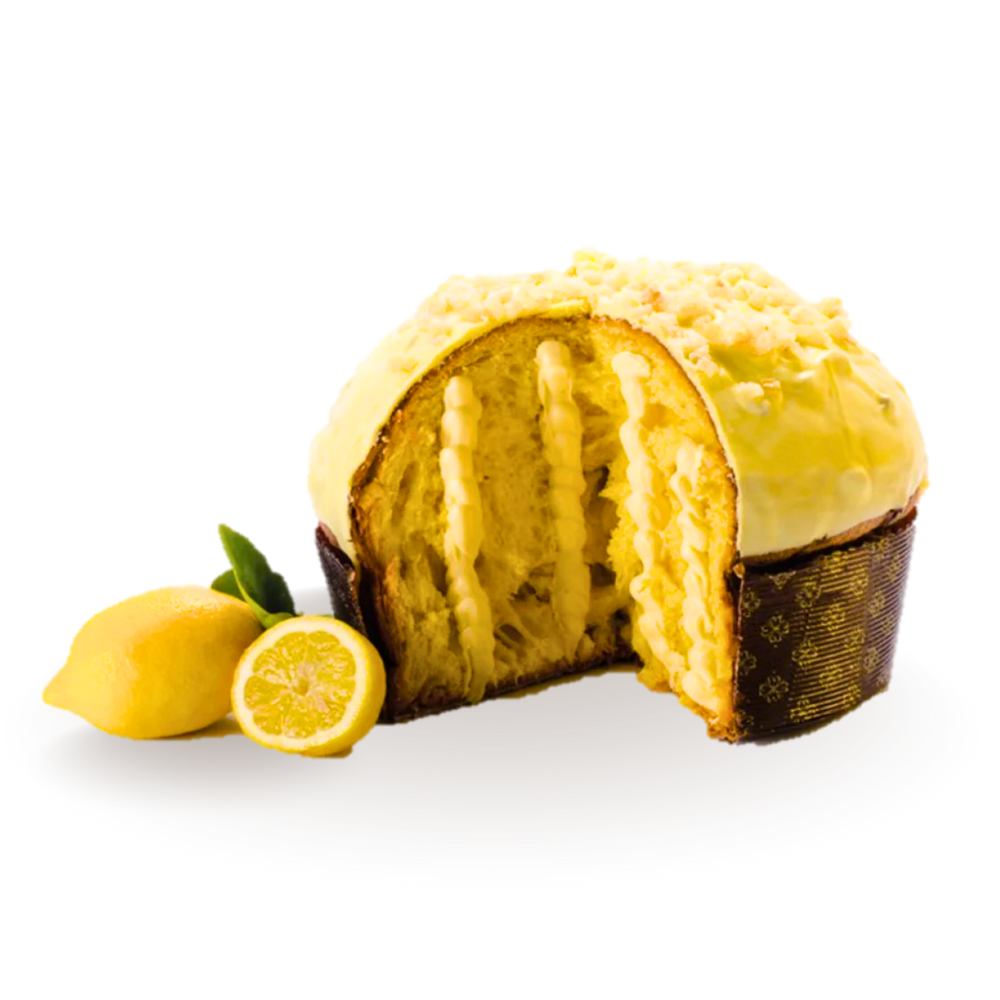 Panettone Artigianale Farcito con Crema di Limone di Sicilia