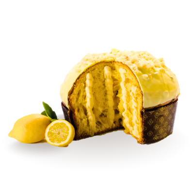 Panettone Artigianale Farcito con Crema di Limone di Sicilia