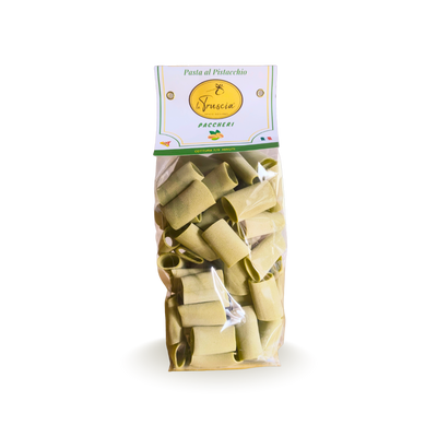 Pasta di Semola di Grano Duro al Pistacchio - Paccheri