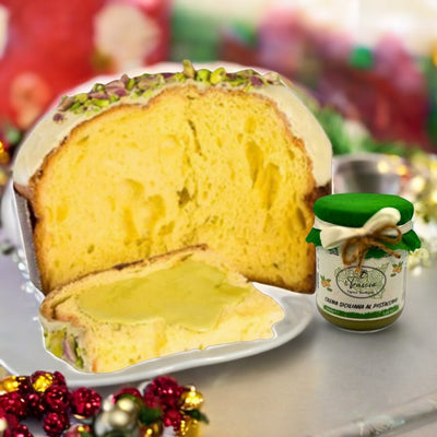 Pistachio and spreadable panettone AWARDED  🏆