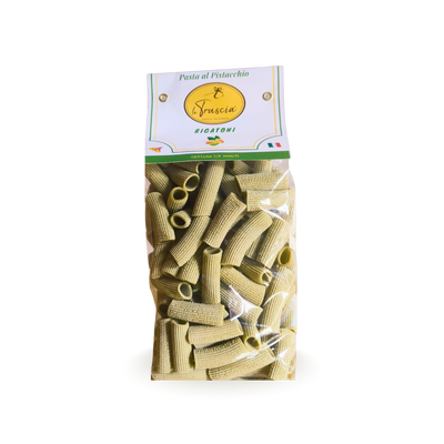 Durum Wheat Semolina Pasta with Pistachio - Rigatoni