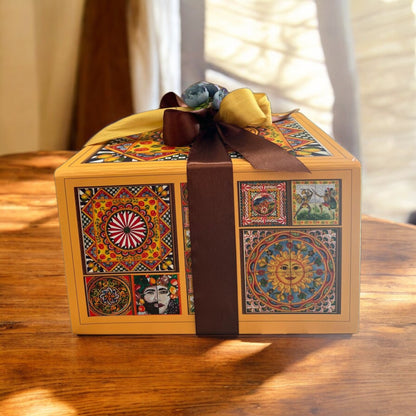 Panettone Artigianale Farcito con Crema di Mandarino Di Sicilia