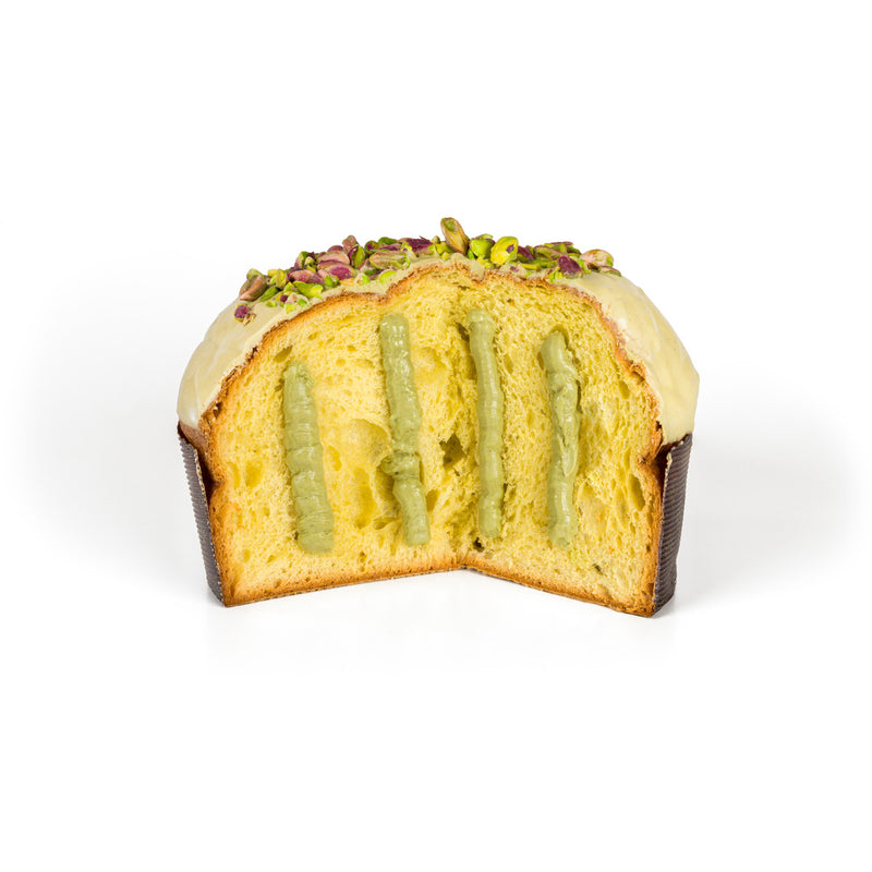 Panettone Artigianale Farcito con Crema di Pistacchio di Sicilia