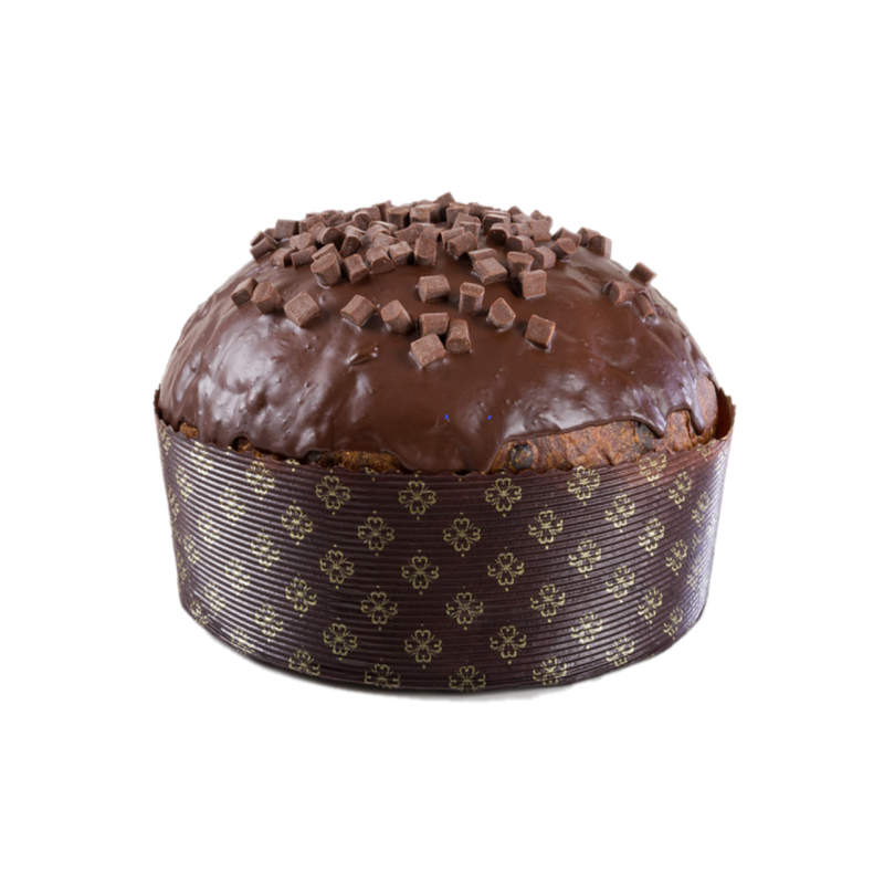 Panettone Artigianale Farcito con Crema di Cioccolato Siciliano