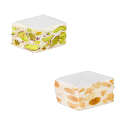 Torroncinii Ostiati a Cubotti Mandorla e Pistacchio